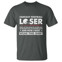 I Suck at Fantasy Football T Shirt Funny Loser Commissioner Draft Party Commish FFL - Wonder Print Shop
