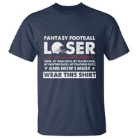 I Suck at Fantasy Football T Shirt Funny Loser Commissioner Draft Party Commish FFL - Wonder Print Shop