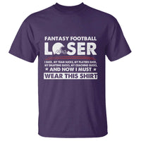 I Suck at Fantasy Football T Shirt Funny Loser Commissioner Draft Party Commish FFL - Wonder Print Shop