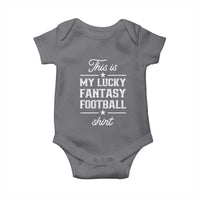 Lucky Fantasy Football Baby Onesie Commissioner Draft Party Commish FFL - Wonder Print Shop