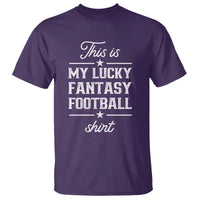 Lucky Fantasy Football T Shirt Commissioner Draft Party Commish FFL - Wonder Print Shop