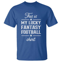 Lucky Fantasy Football T Shirt Commissioner Draft Party Commish FFL - Wonder Print Shop