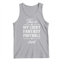 Lucky Fantasy Football Tank Top Commissioner Draft Party Commish FFL - Wonder Print Shop