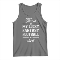 Lucky Fantasy Football Tank Top Commissioner Draft Party Commish FFL - Wonder Print Shop