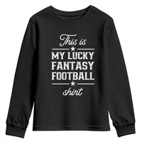 Lucky Fantasy Football Youth Sweatshirt Commissioner Draft Party Commish FFL - Wonder Print Shop