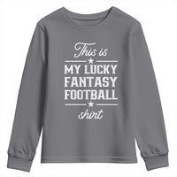 Lucky Fantasy Football Youth Sweatshirt Commissioner Draft Party Commish FFL - Wonder Print Shop