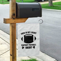 Lucky Fantasy Football Garden Flag Vintage Commissioner Draft Party Commish FFL - Wonder Print Shop