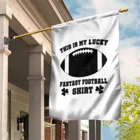 Lucky Fantasy Football Garden Flag Vintage Commissioner Draft Party Commish FFL - Wonder Print Shop
