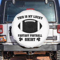 Lucky Fantasy Football Spare Tire Cover Vintage Commissioner Draft Party Commish FFL - Wonder Print Shop