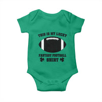 Lucky Fantasy Football Baby Onesie Vintage Commissioner Draft Party Commish FFL - Wonder Print Shop