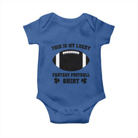 Lucky Fantasy Football Baby Onesie Vintage Commissioner Draft Party Commish FFL - Wonder Print Shop