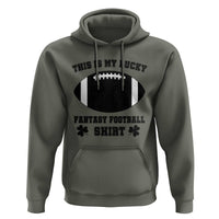 Lucky Fantasy Football Hoodie Vintage Commissioner Draft Party Commish FFL - Wonder Print Shop