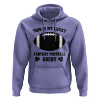 Lucky Fantasy Football Hoodie Vintage Commissioner Draft Party Commish FFL - Wonder Print Shop