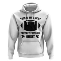 Lucky Fantasy Football Hoodie Vintage Commissioner Draft Party Commish FFL - Wonder Print Shop