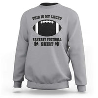 Lucky Fantasy Football Sweatshirt Vintage Commissioner Draft Party Commish FFL - Wonder Print Shop