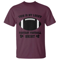 Lucky Fantasy Football T Shirt Vintage Commissioner Draft Party Commish FFL - Wonder Print Shop