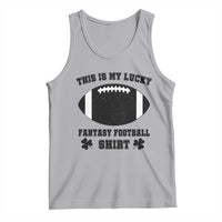 Lucky Fantasy Football Tank Top Vintage Commissioner Draft Party Commish FFL - Wonder Print Shop