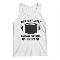 Lucky Fantasy Football Tank Top Vintage Commissioner Draft Party Commish FFL - Wonder Print Shop