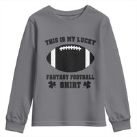 Lucky Fantasy Football Youth Sweatshirt Vintage Commissioner Draft Party Commish FFL - Wonder Print Shop