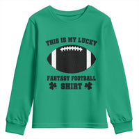 Lucky Fantasy Football Youth Sweatshirt Vintage Commissioner Draft Party Commish FFL - Wonder Print Shop
