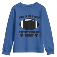 Lucky Fantasy Football Youth Sweatshirt Vintage Commissioner Draft Party Commish FFL - Wonder Print Shop