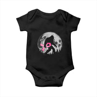 Bigfoot Pink Ribbon Breast Cancer Awareness Baby Onesie - Wonder Print Shop