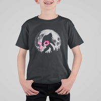 Bigfoot Pink Ribbon Breast Cancer Awareness T Shirt For Kid - Wonder Print Shop