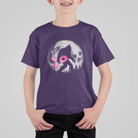 Bigfoot Pink Ribbon Breast Cancer Awareness T Shirt For Kid - Wonder Print Shop