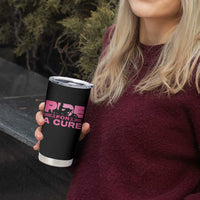Breast Cancer Motorcycle Tumbler Cup Pink Ribbon Ride For A Cure - Wonder Print Shop