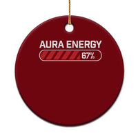 Funny Six Seven Ceramic Ornament Aura Energy at 67 Meme Gen Alpha Slang - Wonder Print Shop