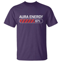 Funny Six Seven T Shirt Aura Energy at 67 Meme Gen Alpha Slang - Wonder Print Shop