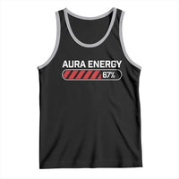 Funny Six Seven Tank Top Aura Energy at 67 Meme Gen Alpha Slang - Wonder Print Shop