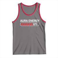 Funny Six Seven Tank Top Aura Energy at 67 Meme Gen Alpha Slang - Wonder Print Shop