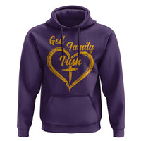 God Family Irish Hoodie Vintage Cross In Heart Christian Notre Dame Game Day - Wonder Print Shop
