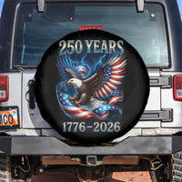 250 Years America Spare Tire Cover Eagle and Flag 250th Anniversary USA Patriotic 1776 2026 - Wonder Print Shop