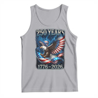 250 Years America Tank Top Eagle and Flag 250th Anniversary USA Patriotic 1776 2026 - Wonder Print Shop