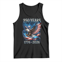 250 Years America Tank Top Eagle and Flag 250th Anniversary USA Patriotic 1776 2026 - Wonder Print Shop