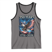 250 Years America Tank Top Eagle and Flag 250th Anniversary USA Patriotic 1776 2026 - Wonder Print Shop
