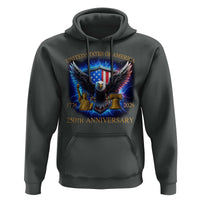 250 Years America Flag Hoodie Eagle 250th Anniversary USA Patriotic 1776 2026 - Wonder Print Shop