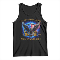 250 Years America Flag Tank Top Eagle 250th Anniversary USA Patriotic 1776 2026 - Wonder Print Shop