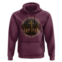 Blessings America 250 Years Hoodie One Nation Under God USA 250th Anniversary Patriotic Cross - Wonder Print Shop