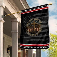 Blessings America 250 Years Garden Flag One Nation Under God USA 250th Anniversary Patriotic Cross