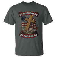 Blessings America T Shirt One Nation Under God USA 250th Anniversary Patriotic Christian - Wonder Print Shop