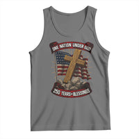 Blessings America Tank Top One Nation Under God USA 250th Anniversary Patriotic Christian - Wonder Print Shop