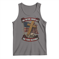 Blessings America Tank Top One Nation Under God USA 250th Anniversary Patriotic Christian - Wonder Print Shop