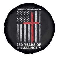 One Nation Under God Spare Tire Cover USA 250th Anniversary Patriotic Christian One Nation Under God - Wonder Print Shop