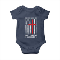 One Nation Under God Baby Onesie USA 250th Anniversary Patriotic Christian One Nation Under God - Wonder Print Shop