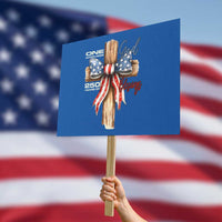 250 Years America Protest Sign Coquette Bow Cross American 4th Of July 250th Anniversary - Wonder Print Shop