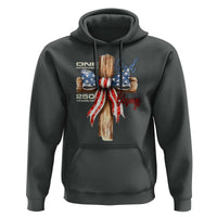 250 Years America Hoodie Coquette Bow Cross American 4th Of July 250th Anniversary - Wonder Print Shop