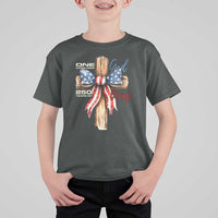 250 Years America T Shirt For Kid Coquette Bow Cross American 4th Of July 250th Anniversary - Wonder Print Shop
